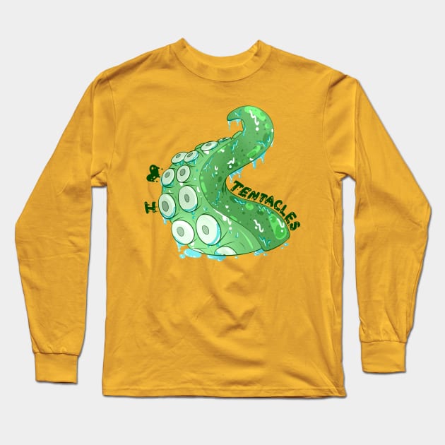 I <3 Tentacles Long Sleeve T-Shirt by SharpieSam